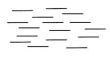 What word best describes the type of liquid crystal represented below?   A)  nematic B)  cholesteric C)  smectic D)  isotropic E)  elastic