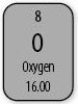 How many neutrons are in a typical oxygen atom?   A)  8 B)  12 C)  18 D)  Not enough information given