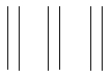   If you see three pairs of two lines to the left,you are likely engaged in ___________ processing. A) internal B) active C) top-down D) bottom-up