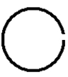Why might you perceive this   as an O instead of a C? A) good continuation B) closure C) uniform connectedness D) familiarity