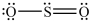 The structures shown below are resonance structures of sulfur dioxide.   and  