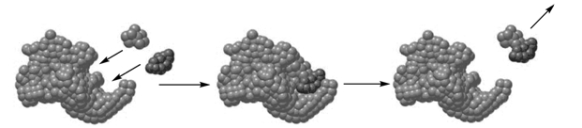The  cartoon  shown is an example of competitive inhibition.  