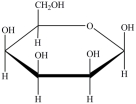  Which Haworth projection represents the  \beta anomer of the monosaccharide shown below?   A)    B)    C)    D)    