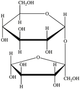 How many acetals are present in the disaccharide shown below?   A) 1 B) 2 C) 3 D) 4