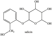 Salicin is a naturally occurring, carbohydrate-containing pain reliever. Which statement concerning the functional groups present in salicin is incorrect?   A) Salicin contains an acetal. B) Salicin contains an alcohol. C) Salicin contains a hemiacetal. D) Salicin contains a phenol.