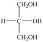 Which structure is a three-carbon alditol? A)    B)    C)    D)   