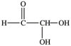 The simplest aldose is commonly called glyceraldehyde, although its IUPAC name is 2, 3-dihydroxypropanal. What is the structure of this compound? A)    B)    C)    D)   