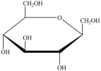 Gentobiose, a rare disaccharide found in saffron, produces two identical monosaccharides when it undergoes hydrolysis. What is the identity of the hydrolysis product?   A)    B)    C)    D)   