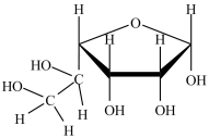  The monosaccharide shown below is an  \alpha  anomer.   