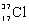 How many protons are in the isotope with the symbol   ? A) 17 B) 18 C) 35.45 D) 37