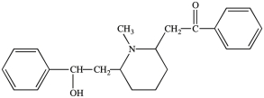 Lobeline (structure shown) is a natural alkaloid found in a number of plants including  Indian tobacco  (Lobelia inflata) and  Devil's tobacco  (Lobelia tupa) . Lobeline has been used as a smoking cessation aid. How many trigonal planar carbon atoms are in lobeline?   A) 9 B) 10 C) 13 D) 21 E) 22