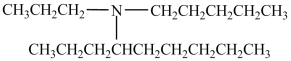 What is the IUPAC name of the compound shown below?   A) N-pentyl-N-propyl-4-nonanamine B) N-pentyl-N-propyl-N-nonylamine C) pentylpropylnonylamine D) N-pentyl-N-propylnonanamine