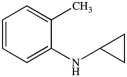 How many chirality centers are present in the amine shown below?   A) 0 B) 1 C) 3 D) 7