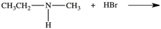 What are the products in the acid-base reaction shown below?   A)    B)    C)    D)   