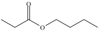 The ester below contains a propoxy group.  