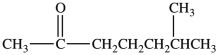 What is the IUPAC name of the compound shown below?   A) methyl hexyl ketone B) 6, 6-dimethyl-2-hexanone C) 6-methyl-2-heptanone D) 2-methyl-6-heptanone