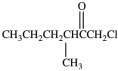 What is the structure of 1-chloro-3-ethyl-2-heptanone? A)    B)    C)    D)   