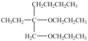 Which compound is a hemiacetal? A)    B)    C)    D)    E)   