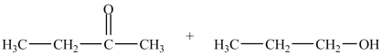 What is the acetal formed in the reaction below?     A)    B)    C)    D)   