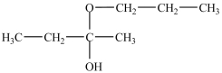 What is the acetal formed in the reaction below?     A)    B)    C)    D)   