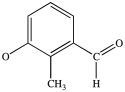 What is the structure of 3-hydroxy-2-methylbenzaldehyde? A)    B)    C)    D)   