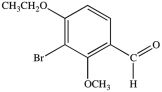 What is the name of the compound below?   A) 3-bromo-4-ethyl-2-methylbenzaldehyde B) 3-bromo-4-ethoxy-2-methoxybenzaldehyde C) 1-bromo-2-ethoxy-6-methoxy-3-benzaldehyde D) 3-bromo-4-ethoxy-2-methoxyphenal