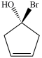 Which molecule is an enantiomer of the one shown below?   A)    B)    C)    D) None of the molecules above is an enantiomer of the original molecule.