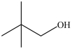 What is the IUPAC name of the compound below?   A) 2, 2-dimethyl-3-propanol B) 2, 2-dimethyl-1-propanol C) 3, 3-dimethyl-1-butanol D) 2, 2-dimethyl-4-butanol