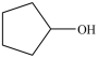 What is the IUPAC name of the compound below?   A) 1-pentanol B) phenol C) cyclo-1-pentol D) cyclopentanol