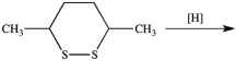 What dithiol is formed when the cyclic disulfide shown below is reduced?   A)    B)    C)    D)   