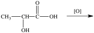 Lactic acid gives milk its sour taste. What product is formed when lactic acid is oxidized?   A)    B)    C)    D)   