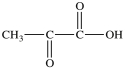Lactic acid gives milk its sour taste. What product is formed when lactic acid is oxidized?   A)    B)    C)    D)   