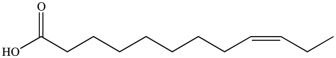The C=C bond in the structure below has a syn configuration.  