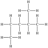 Which compound is identical to this molecule?   A) (CH<sub>3</sub>) <sub>2</sub>CHCH<sub>2</sub>CH<sub>2</sub>CH<sub>3</sub> B) CH<sub>3</sub>(CH<sub>2</sub>) <sub>4</sub>CH<sub>3</sub> C)    D)    E) More than one molecule is identical to the original molecule.
