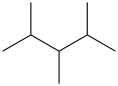 The compound below is an example of a saturated hydrocarbon.  