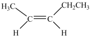 The compound below is classified as what type of compound?   A) alkyne B) alkane C) alkene D) aromatic hydrocarbon
