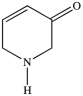 Which functional group is NOT present in the molecule below?   A) carbonyl group B) amino group C) benzene ring D) All of the functional groups mentioned above appear in this molecule.