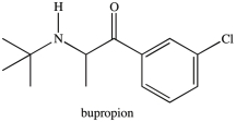 Bupropion is used as an antidepressant. The carbonyl group present in buproprion is part of the functional group of a _____.  