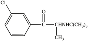 Bupropion (structure shown)is used as an antidepressant. The carbonyl group present in buproprion is part of the functional group of a _____.  