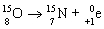 Which nuclear equation is an example of positron emission? A)    B)    C)    D)    E)   