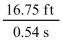 Carry out the following calculation and report the answer using the proper number of significant figures:   A) 31.0185 ft/s B) 31.01 ft/s C) 31.02 ft/s D) 31.0 ft/s E) 31 ft/s