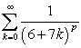 Determine all values of p for which the series   converges. A)    B)    C)    D)   