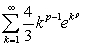 Determine all values of p for which the series   converges. A)    B)    C)    D)   