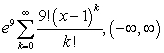 Find the Taylor series about c = 1 and its interval of convergence.   A)    B)    C)    D)   