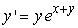 Is the following differential equation separable or not?   A)  separable B)  not separable