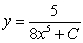 The differential equation is separable. Find the general solution in an explicit form.   A)    B)    C)    D)   