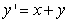 Match the appropriate slope field with the differential equation   . A)    B)    C)    D)   