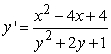Use the direction field below to sketch a solution curve and estimate the initial value y(0) for the differential equation   , such that the solution curve passes through the point (2, 2).  