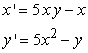 Find all equilibrium points for the following system of equations.   A)    B)    C)    D)   