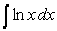 You are given a pair of integrals below. Evaluate the integral that can be worked using the techniques covered so far (the other cannot) .   and   A)    B)    C)    D)   